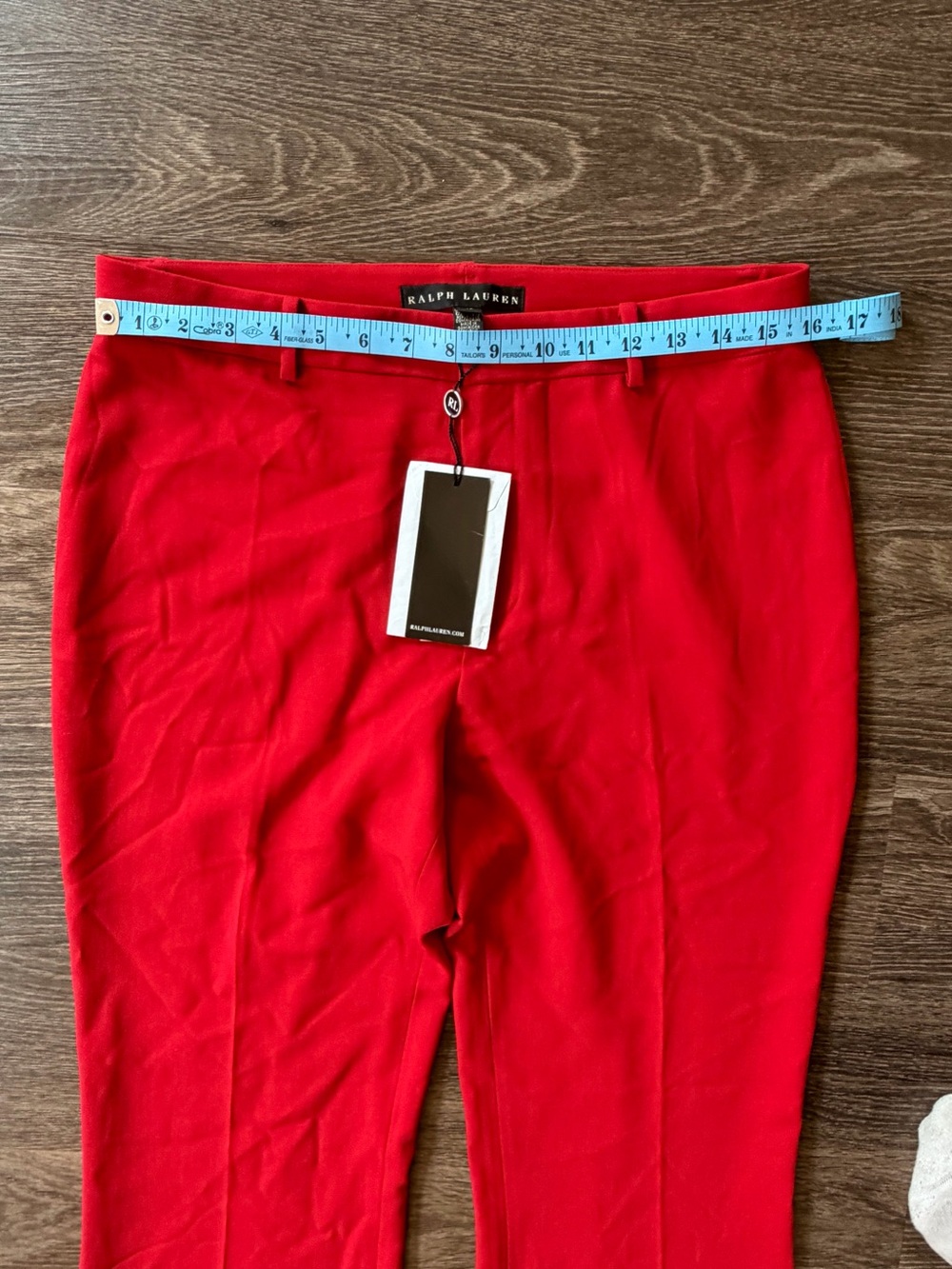 Ralph Lauren Bright Red Flare Pants -NWT - Picture 2 of 6